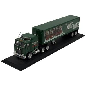 Matchbox Green Moosehead Beer Semi Trailer Truck Diecast Model Display